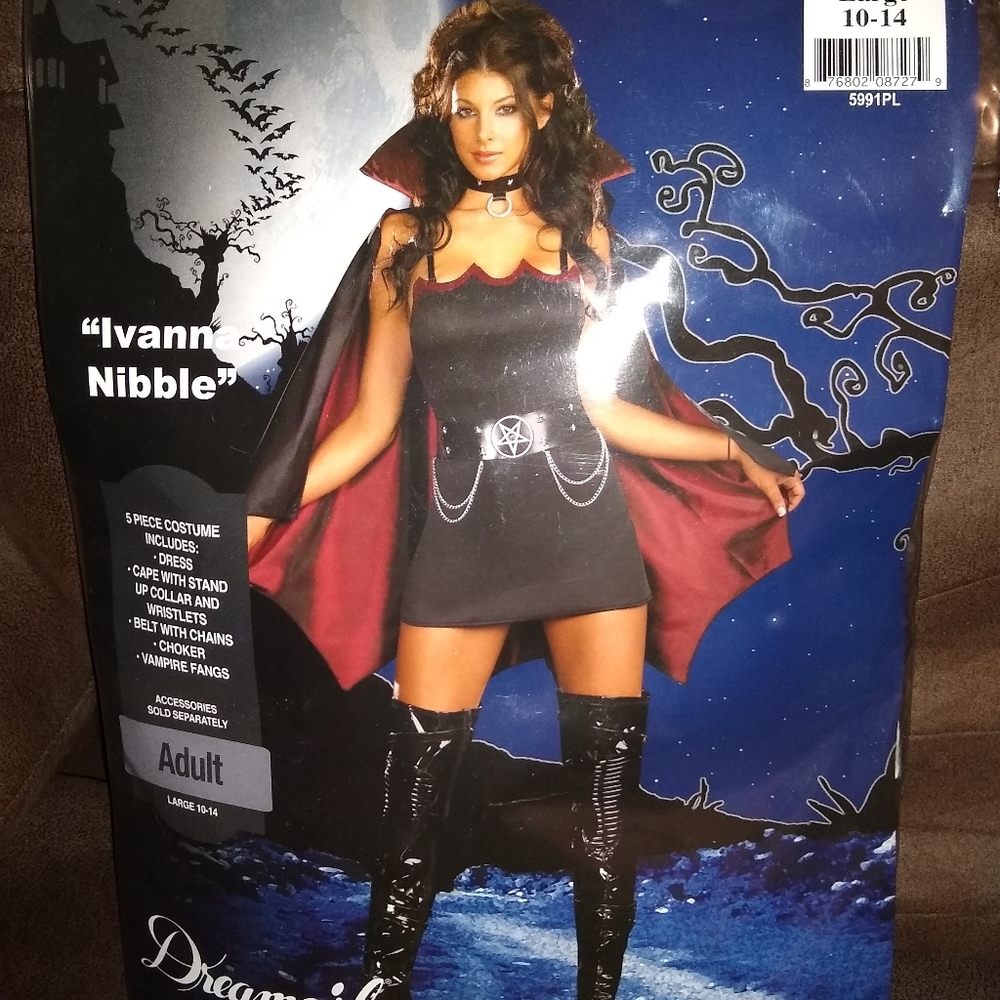 Dreamgirl Vampire Costume Ivanna Nibble Size L